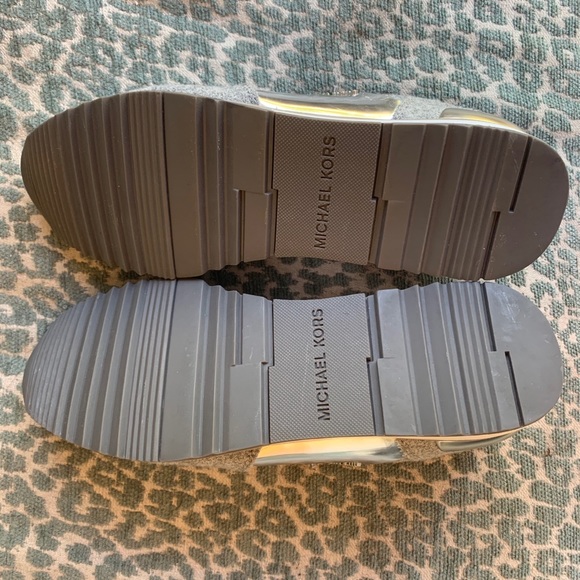 Michael Kors Silver and Gray Sneaker - Picture 9 of 10